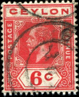 Pays :  96 (Ceylan : Colonie Britannique)  Yvert Et Tellier N° :  181 (o) - Ceylon (...-1947)