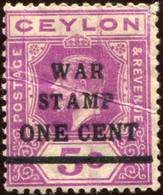 Pays :  96 (Ceylan : Colonie Britannique)  Yvert Et Tellier N° :  199 (o) - Ceylan (...-1947)