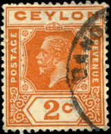 Pays :  96 (Ceylan : Colonie Britannique)  Yvert Et Tellier N° :  203 A (o) - Ceylan (...-1947)