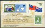 Samoa - 1980 Zeapex Souvenir Sheet - Flags. Scott 533. MNH - Sellos