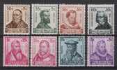 Belgie OCB 593 / 600 (*) - Unused Stamps