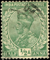 Pays : 230,3 (Inde Anglaise : Empire)  Yvert Et Tellier N° :  109 (o) - 1911-35  George V