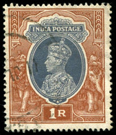 Pays : 230,3 (Inde Anglaise : Empire)  Yvert Et Tellier N° :  155 (o) - 1936-47 Roi Georges VI