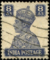 Pays : 230,3 (Inde Anglaise : Empire)  Yvert Et Tellier N° :  172 (o) - 1936-47  George VI