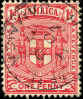 Pays : 252 (Jamaïque : Colonie Britannique)  Yvert Et Tellier N° :     43 (o) - Giamaica (...-1961)