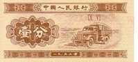 CHINE   1 Fen   Daté De 1953    Pick 860b     ****** BILLET  NEUF ****** - Cina