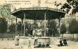 92-LA GARENNE-COLOMBES. LE KIOSQUE A MUSIQUE. BELLE ANIMATION. SUPERBE. - La Garenne Colombes