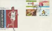 ZIMBABWE 1984 FDC Olympic Games 289-292 F650 - Summer 1984: Los Angeles