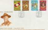 ZIMBABWE 1982 FDC World Scouting 265-268 F744 - Sonstige & Ohne Zuordnung