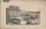 Rive De Gier Place Du Marché Caisse D'épargne Et Hotel De Ville ,animée - Rive De Gier