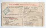 908/27 -- Lettre De Voiture Chemins De Fer NORD BELGE MARCHE LES DAMES 1 En Bleu 1920 - Expéditeur LUYTEN,Industriel - Nord Belge