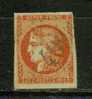 FRANCE Nº 48 D Obl. Rouge Sang Clair Defectueux - 1870 Emissione Di Bordeaux