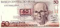 BRESIL    50Cruzeiros/50 Cruzados Novos   Non Daté (1990)   Pick 223    ***** BILLET  NEUF ***** - Brasilien