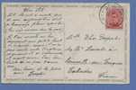 138 Op Kaart Met Stempel BELGIQUE / BELGIE 4 (noodstempel) - 1915-1920 Alberto I