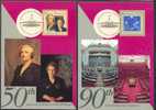 (2) Australia 1998 Maxi Card - Women In Parliament - Cartes-Maximum (CM)