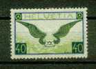 SUISSE POSTE AERIENNE Nº 14 A ** TTB Papier Ordinaire - Used Stamps