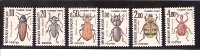 FRANCE 1982 /TIMBRES TAXE/ INSECTES/ Y&T.  N° 103-108 Neufs** Cote 2009 = 4.30 Euros - 1960-.... Nuevos