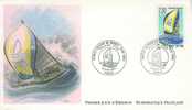 H0222 Voilier Course Autour Du Monde 2648 France 1990 FDC Premier Jour - Segeln