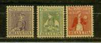 SUISSE Nº 154 A 156 ** TTB - Unused Stamps