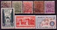 MAROC - 8 Timbres * Et Obli - Unused Stamps