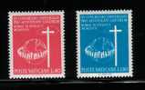 VATICAN 1967 3RD WORLD APOSTOLIC LAITY CONGRESS, ROME SET OF 2 NHM VATICANE VATICANO - Neufs