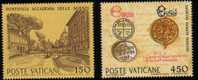 VATICAN 1983 CULTURAL & SCIENTIFIC INSTITUTIONS SET OF 4 NHM VATICANE VATICANO LIBRARY - Other & Unclassified