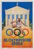 GERMANY 3RD REICH 1936 SUMMER OLYMPICS CARD AND SPECIAL CACHET TYPE 2 - Zomer 1936: Berlijn