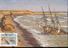 NAMIBIE CARTE MAXIMUM NUM.YVERT 570 NAUFRAGES HISTORIQUES - Namibië (1990- ...)