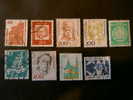 Lot De 9 Timbres Allemands - Colecciones