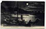 40 - HENNEBONT - Le Port Et Le Viaduc Au Clair De Lune (1919) - Hennebont