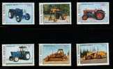 ROMANIA 1985 TRACTORS SET OF 6 NHM - Other & Unclassified