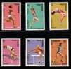 ROMANIA 1991 TOKYO '91 ATHLETICS CHAMPIONSHIPS SET OF 6 NHM - Other & Unclassified