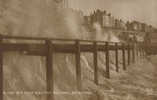 Rough Sea Over Electri Railway , Brighton - Brighton