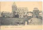 BELGIQUE BASTOGNE L´EGLISE ET PORTE DE TREVES - Bastogne