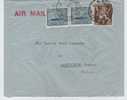 Belgique-Belgie Bruxelles 1947 V.USA-TP Bateaux PA                                   05324 - Lettres & Documents