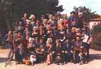 Cpsm Ambert (63, Puy De Dôme) Groupe Folklorique Auvergnat "le Livradoue Dansaire". Datée 1968 - Ambert