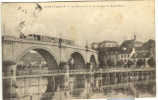 Chateaulin - Passerelle , Pont Avec Train - écrite 1915 - Châteaulin