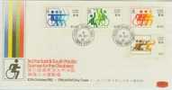 1982 FDC----FAR EAST AND SOUTH PACIFIC GAMESDISABLE---TEMPORARY OFFICE--FIRSTDAY - Andere & Zonder Classificatie