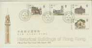 1985 FDC-----HISTORY BUILDING--- - Andere & Zonder Classificatie