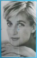 PRINCESS DIANA 1961 - 1997 ... Puzzle Set Of 4. Limited Cards * Lady Di Princesse Diana Forever England Rose British - Moda