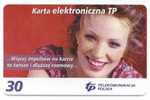 Telekomunikacia Polska - Karta Elektroniczna TP - 30 Impulsow. - Polen