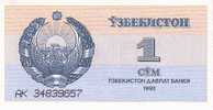 OUZBEKISTAN   1 Sum Daté De 1992  Pick 61   ****BILLET  NEUF**** - Oezbekistan