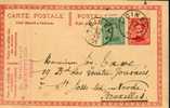 P018-056 - Entier Postal - Carte Postale N°056 - Nouvelle éffigie Du Roi Albert 1er Tirage De Harlem 10c Carmin Sur Jaun - Briefkaarten 1909-1934