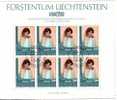 B1974 - LIECHTENSTEIN N°738/39 SHEETLETS ( Registered Shipment Only ) - Blocks & Sheetlets & Panes