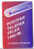 Slovak Republic - Slovaque –  Postfax , Telefax , Telex  ( See Scan For Condition ) - Slovaquie