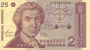 CROATIE   25 Dinara   Daté Du 08-10-1991   Pick 19a     ***** BILLET  NEUF ***** - Croazia