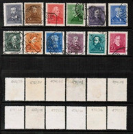 HUNGARY  Scott # 468-76 USED (CONDITION AS PER SCAN) (WW-1-138) - Usati