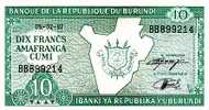 BURUNDI   10 Francs  Daté Du 01-08-2001  Pick 33d    *****BILLET  NEUF***** - Burundi