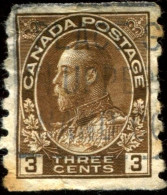 Pays :  84,1 (Canada : Dominion)  Yvert Et Tellier N° :   110 A (B) (o) - Coil Stamps