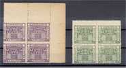 FRANCE, RAILWAY-STAMPS PARIS POUR PARIS, 2 BLOCKS OF 4 NEVER HINGED **! - Neufs